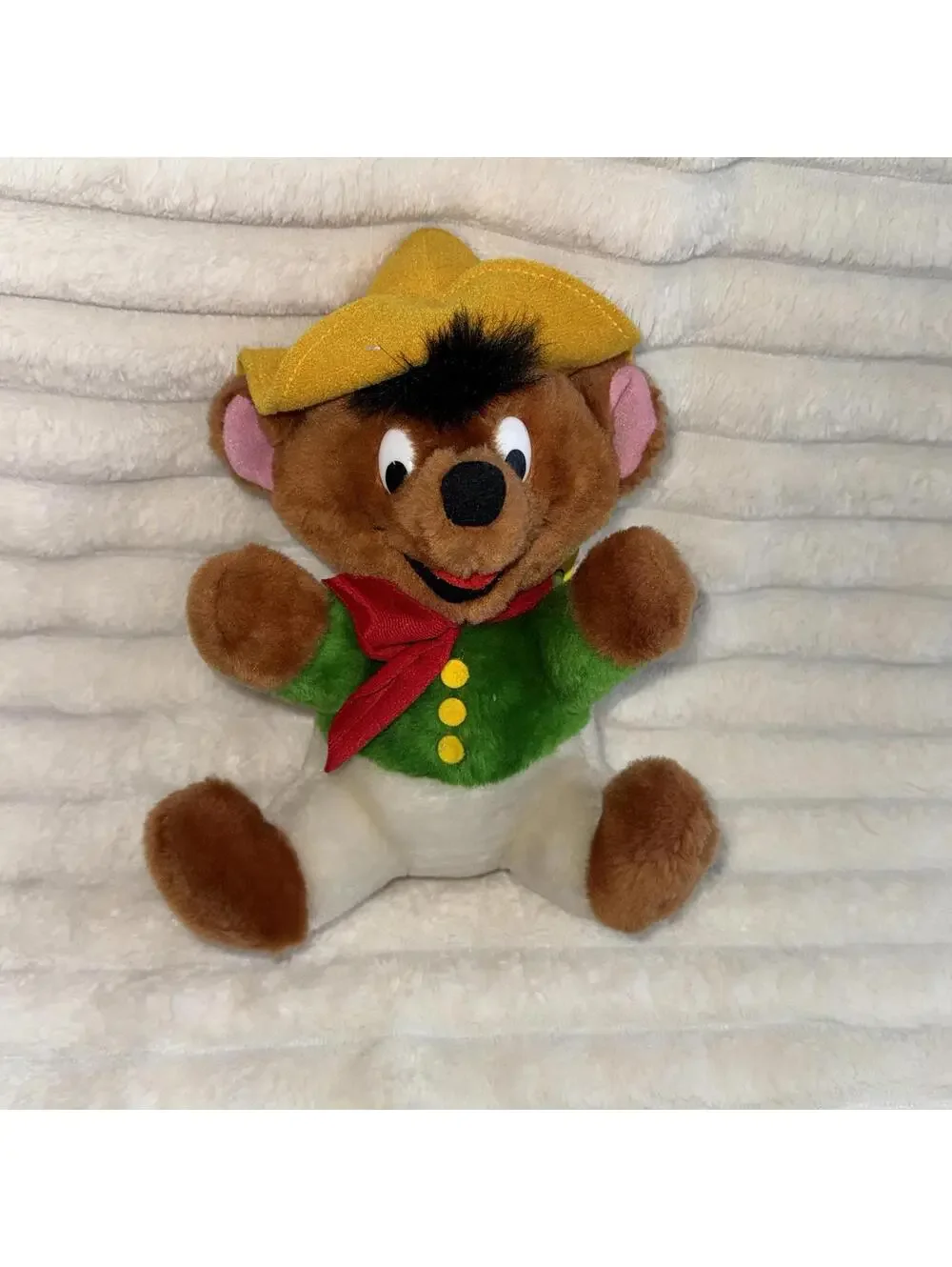 Vintage Speedy Gonzales‎ Plush Looney Tunes 1991 Mexican Mouse Stuffed Animal
